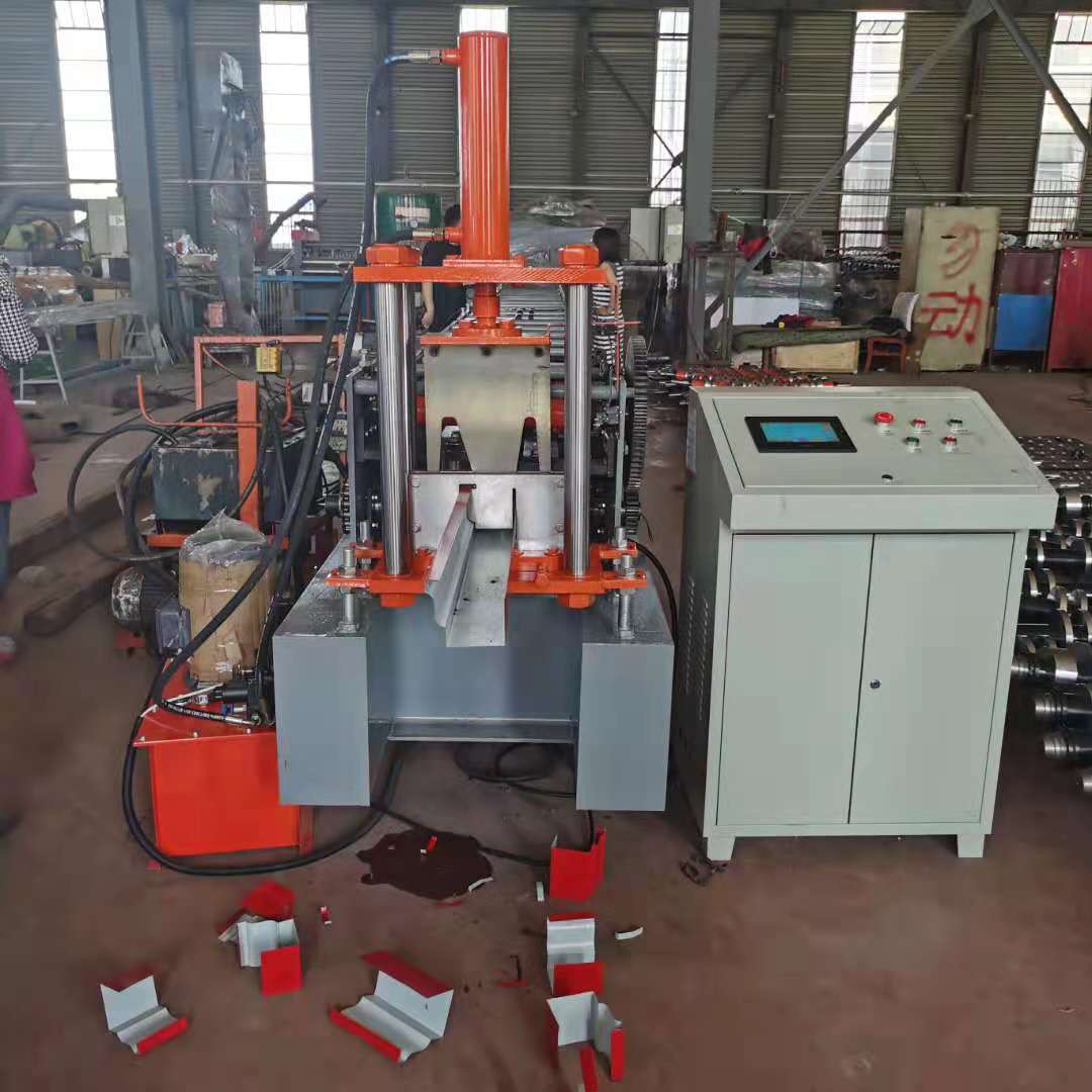 rain gutter making machine automatic round steel gutter downpipe machine - Image 2