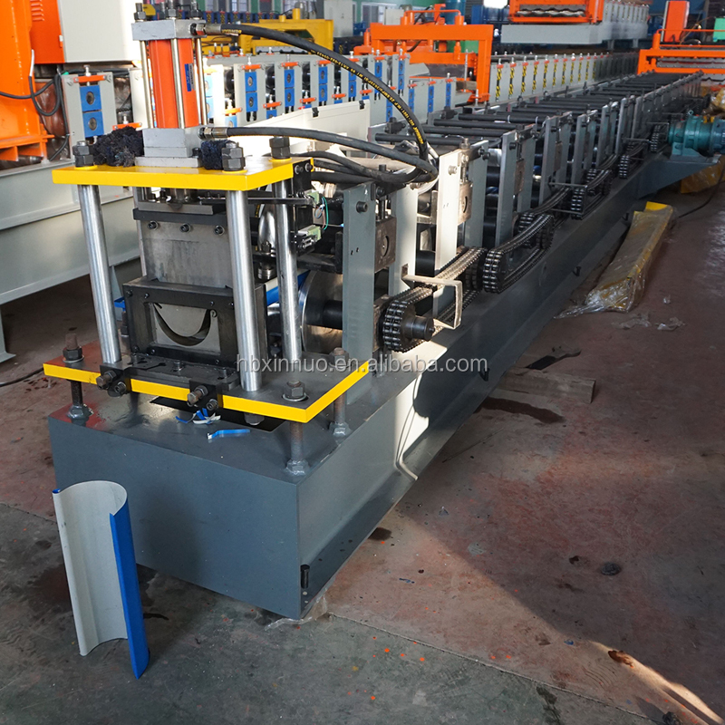 Roll forming station close-up