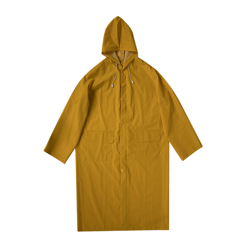 Waterproof Yellow Raincoat with Hood