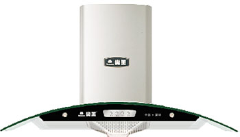 Kitchen Ventilation Hood with Glass Canopy