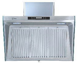 Stainless Steel Kitchen Range Hood with LED Lighting