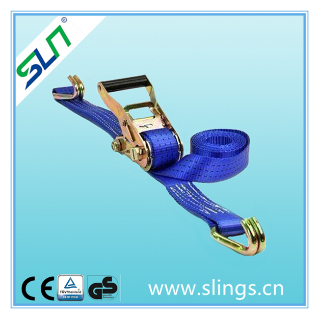 Ratchet Strap with Aluminium Strap and Double J Hook - Image 3