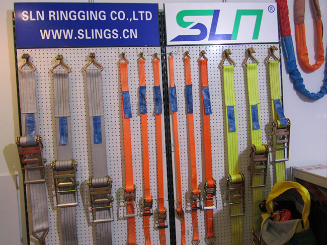 Ratchet Strap with Aluminium Strap and Double J Hook - Image 2