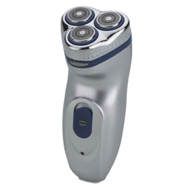 Cordless Electric Shaver with Triple Rotary Head