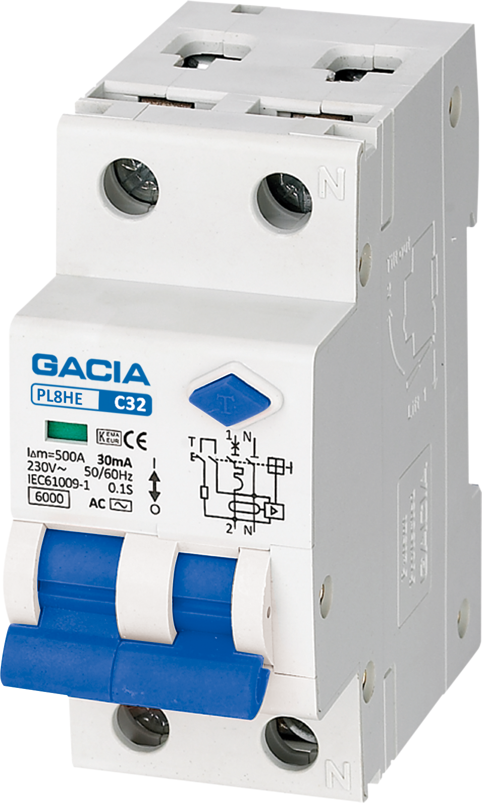 Residual Current Circuit Breaker with Overcurrent Protection