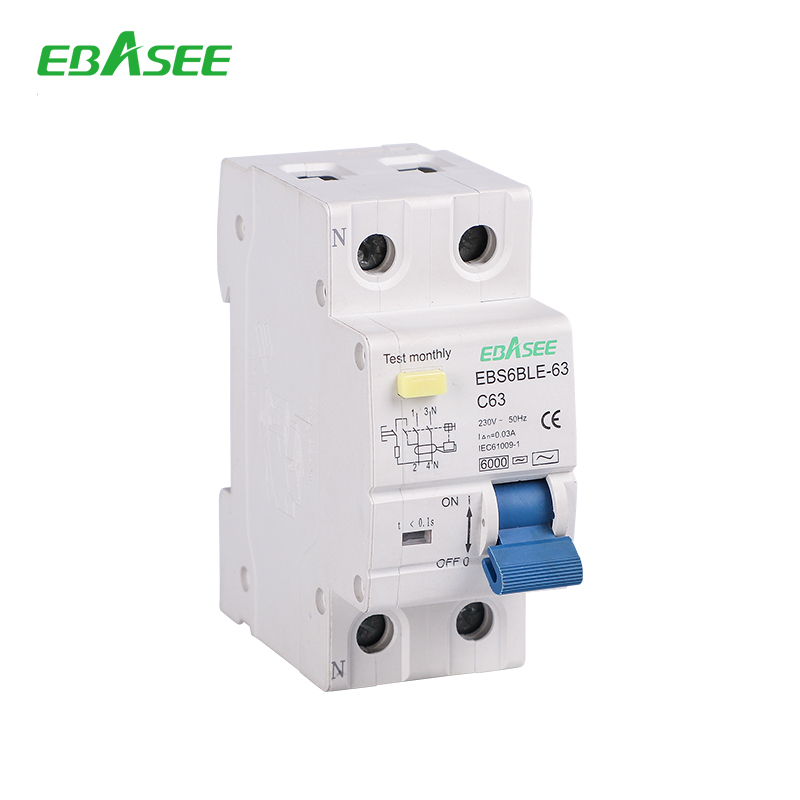 RCBO Residual Current Circuit Breaker with Over Current Protection EBS6BLE - Image 3