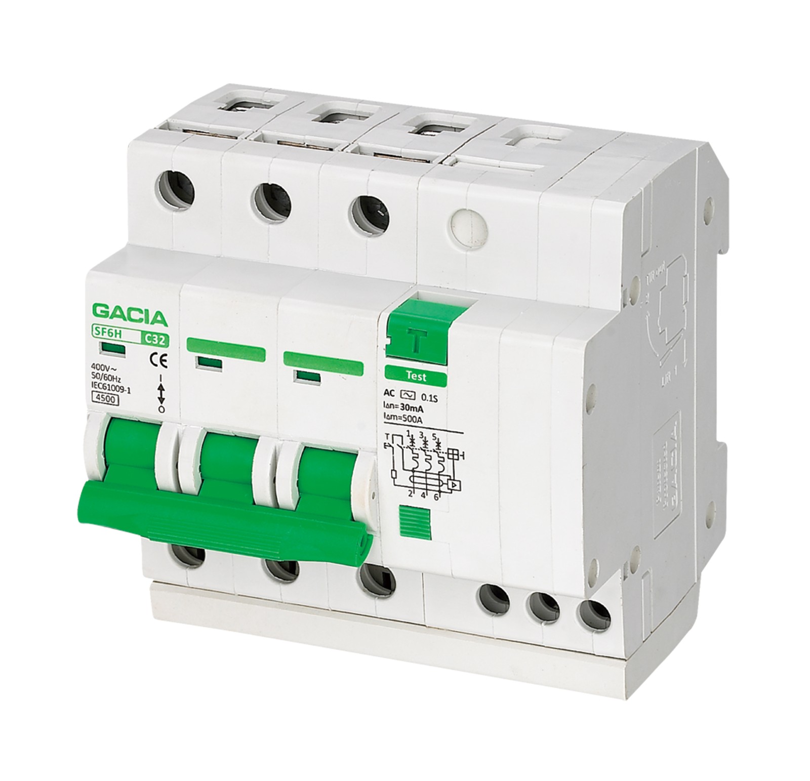 Residual Current Circuit Breaker with Overcurrent Protection