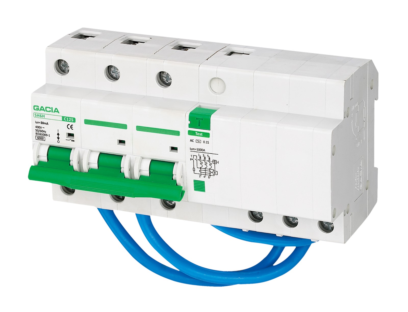 Residual Current Circuit Breaker with Overcurrent Protection