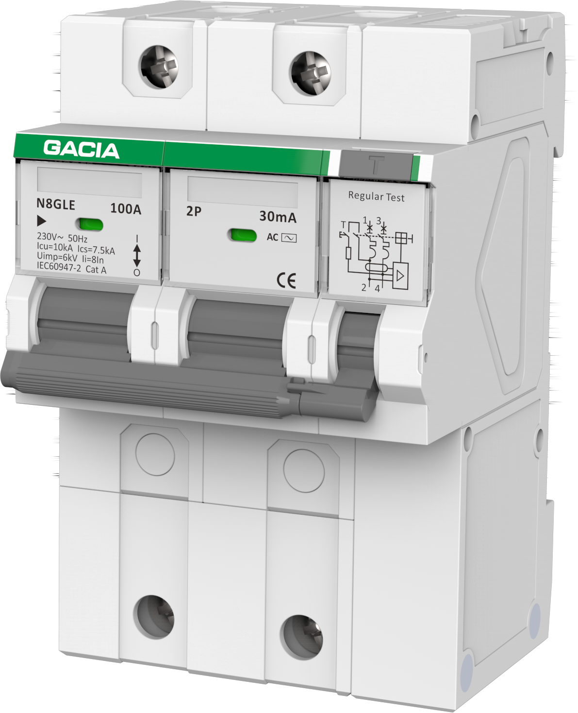 Residual Current Circuit Breaker with Overcurrent Protection