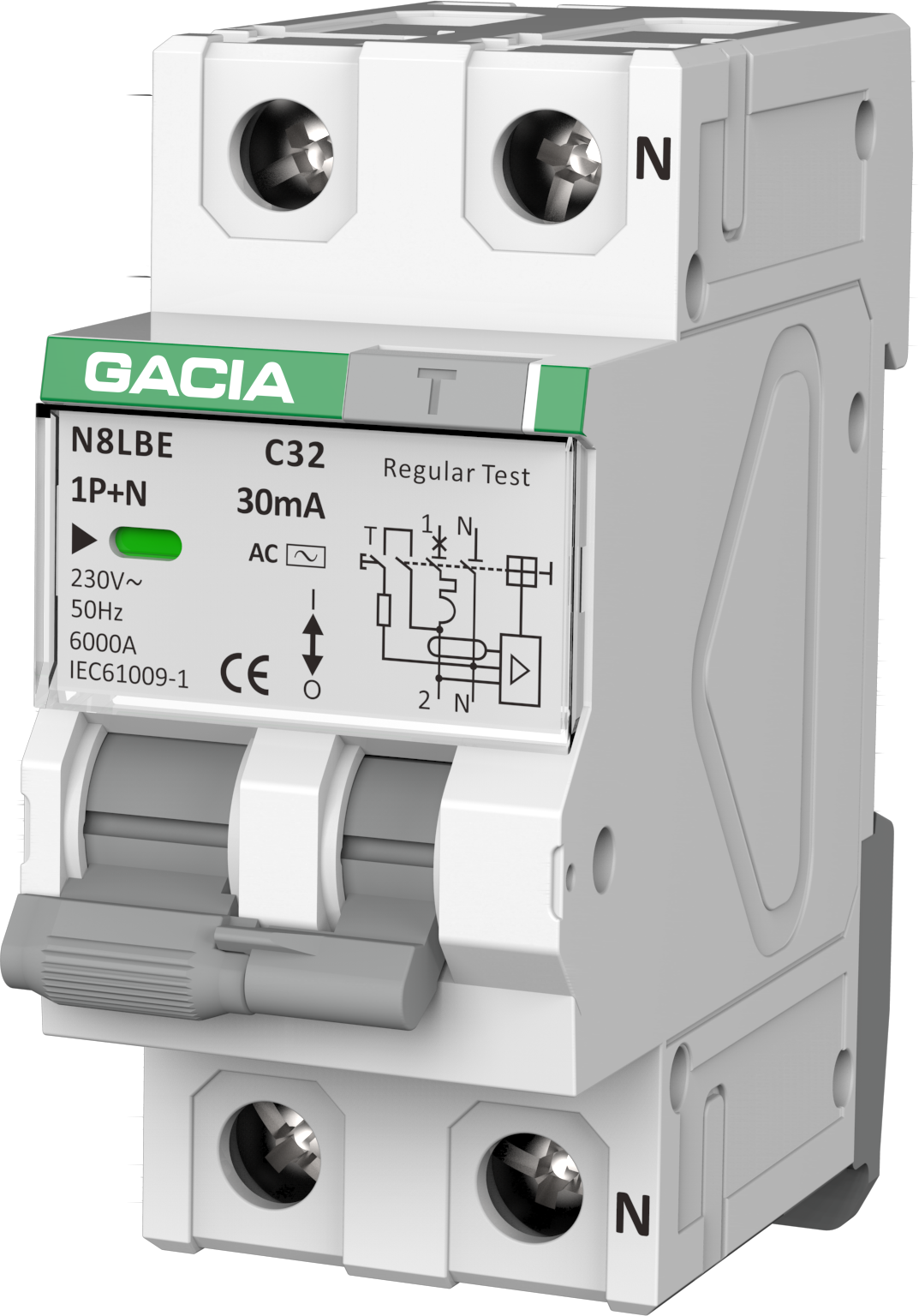 Residual Current Circuit Breaker with Overcurrent Protection