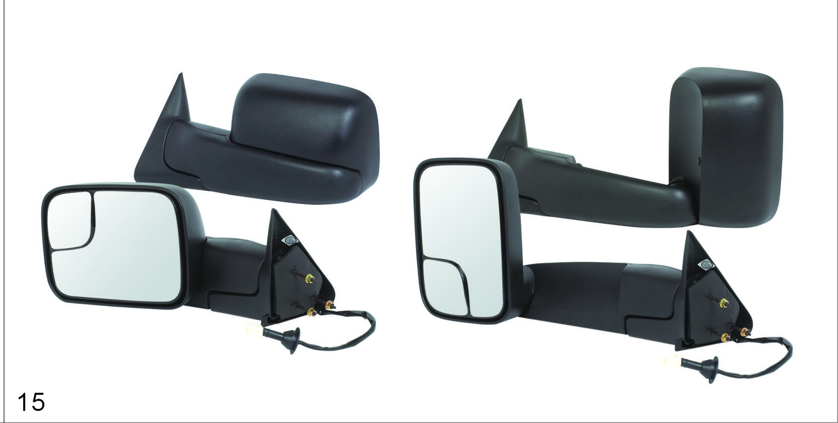Manual Telescoping Towing Mirrors