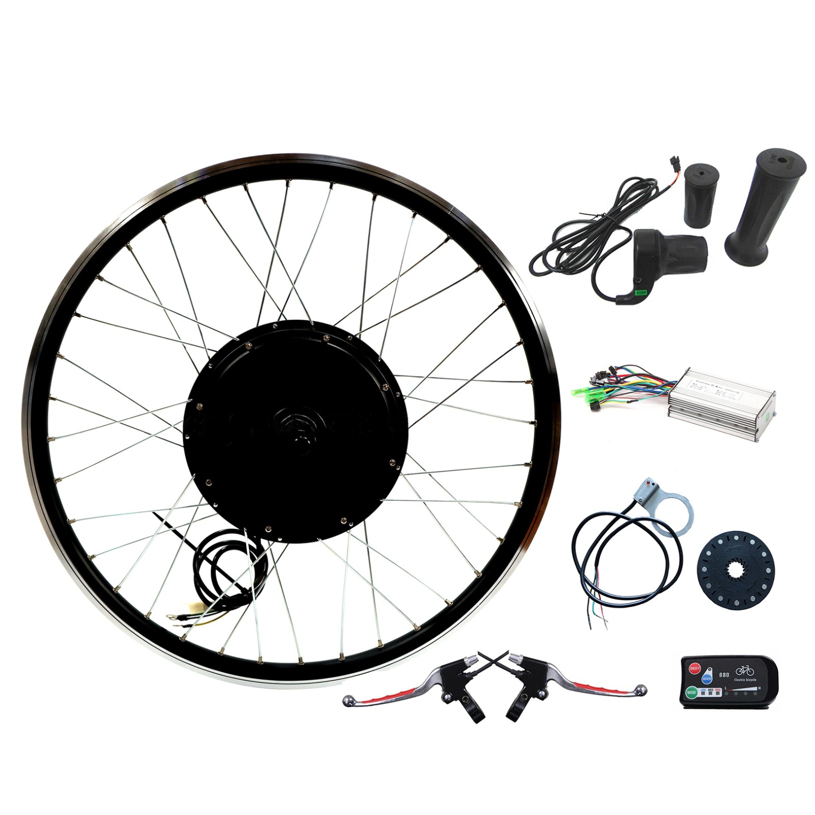 Rear wheel Electric bike kits with LED diplay - Image 3