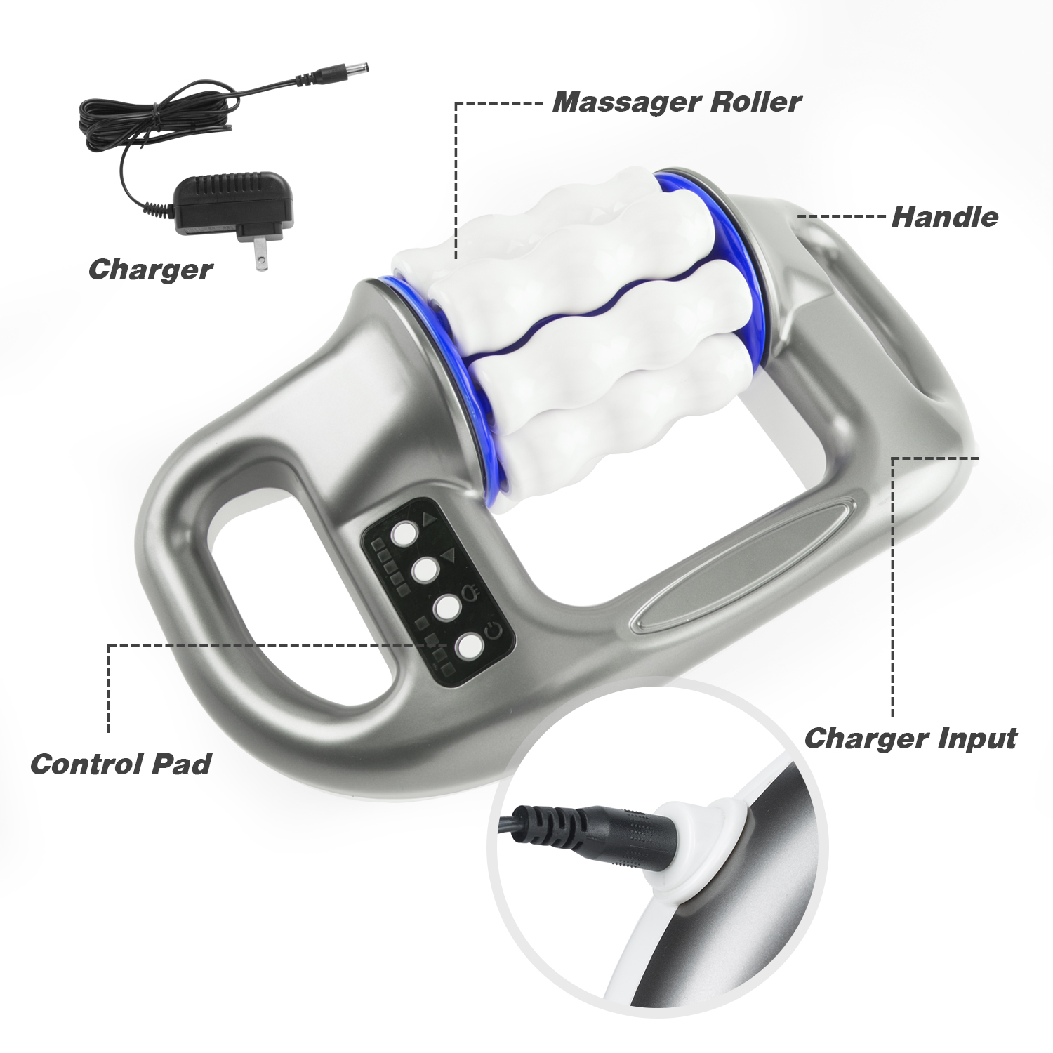 Rechargable Rolling Body Massager - Image 2