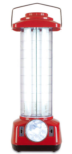 Rechargeable 360° Camping Lantern with Fluorescent and LED Lights