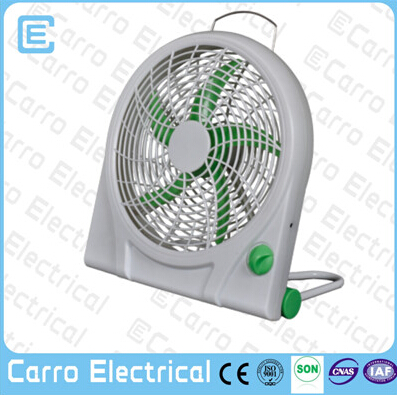 Portable Rechargeable Fan with Plastic Housing