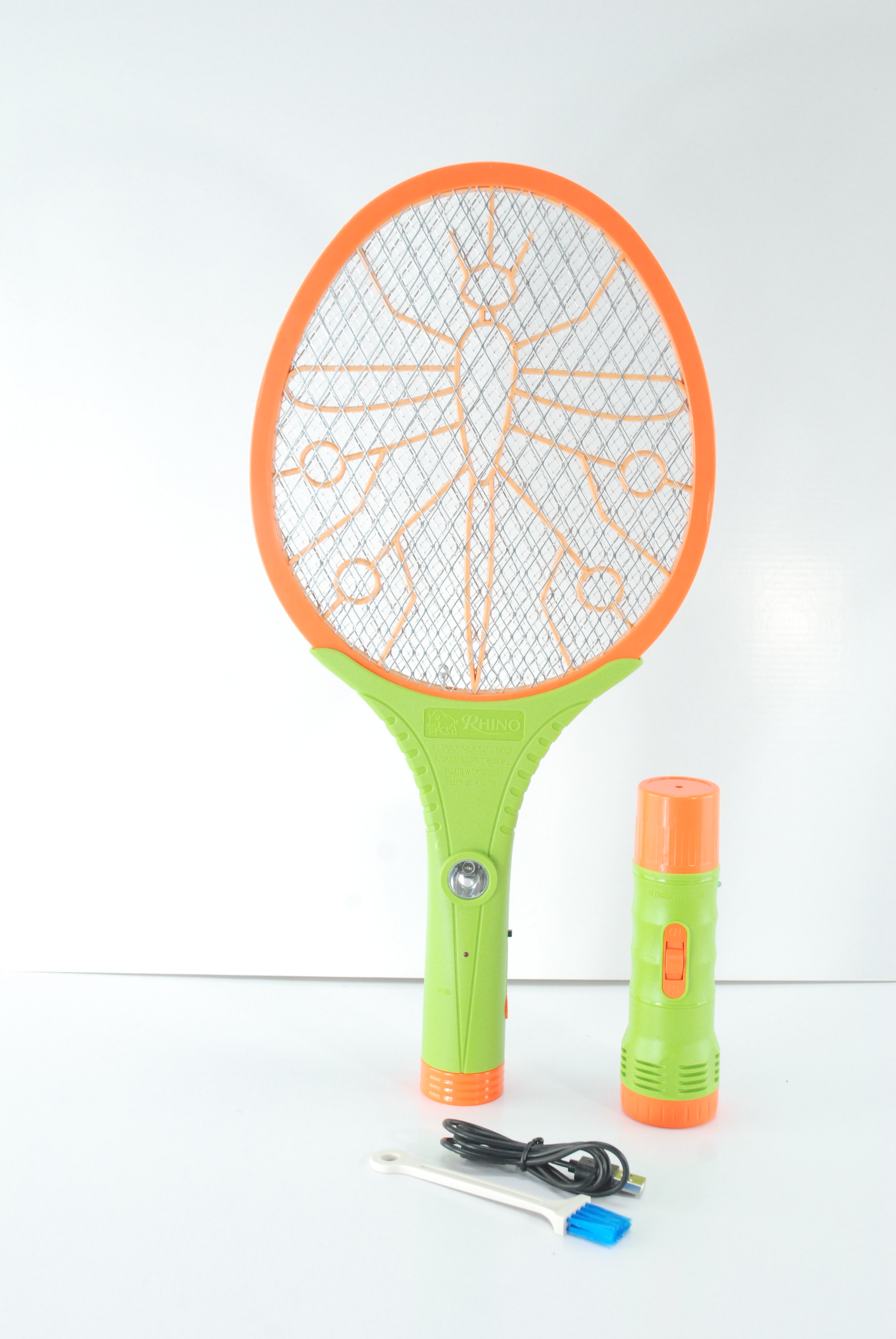 Rechargeable Mosquito Swatter with 7LED Torch - Image 2