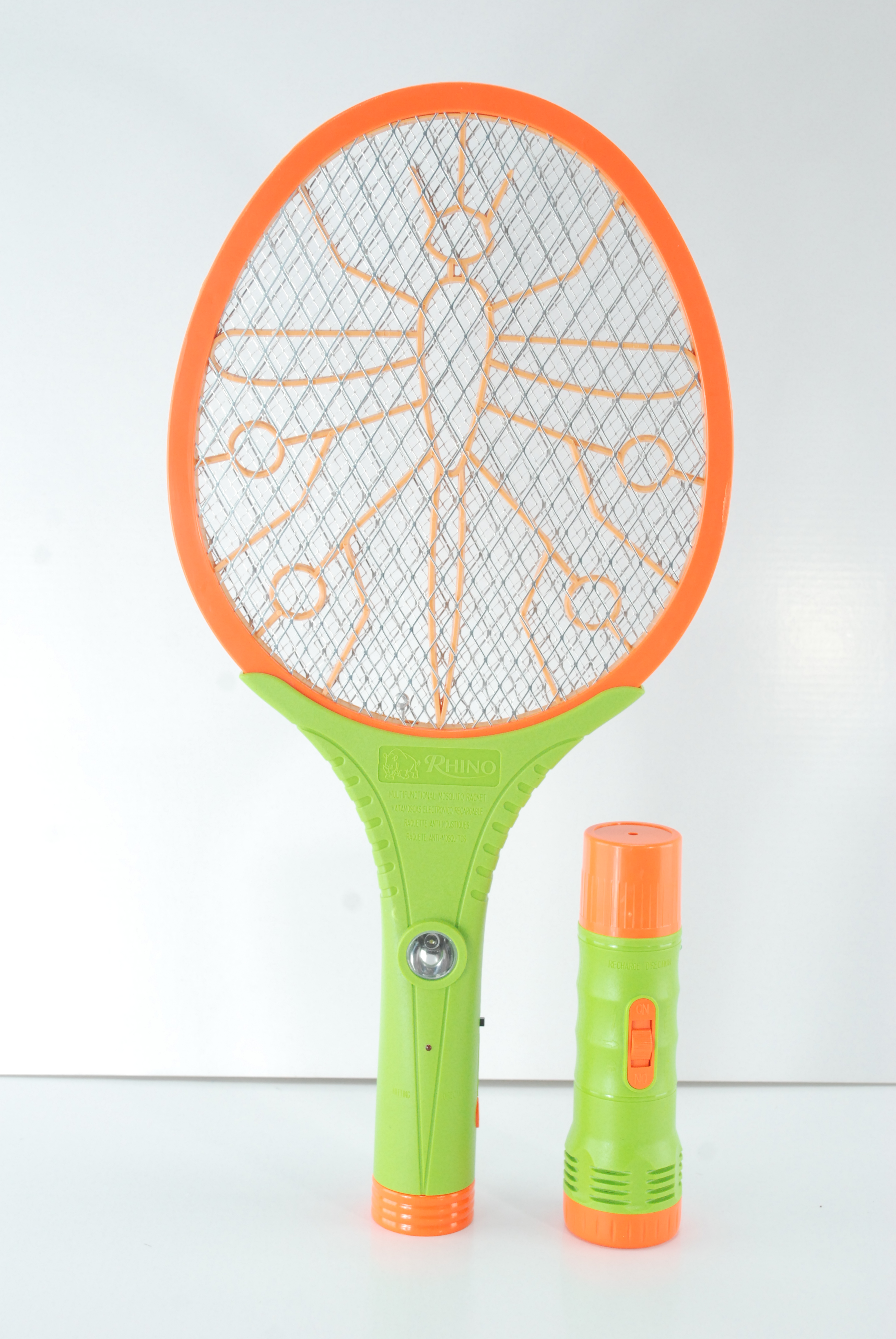 Rechargeable Mosquito Swatter with LED Torch