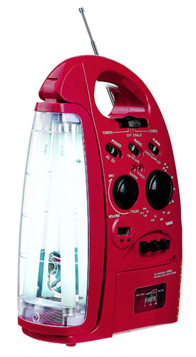 Multifunction Rechargeable Emergency Lantern with AM/FM Radio