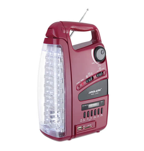 Rechargeable Multifunction LED Lantern with Radio and MP3 Player