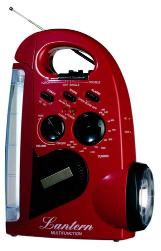 Multifunction Emergency Lantern with AM/FM Radio