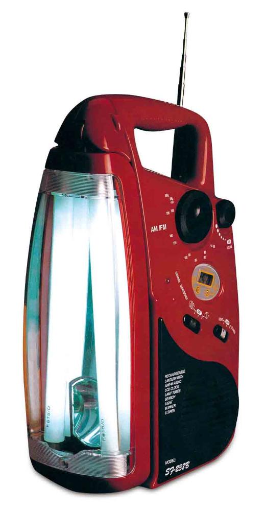 Multifunction Rechargeable Emergency Lantern with Radio and Siren