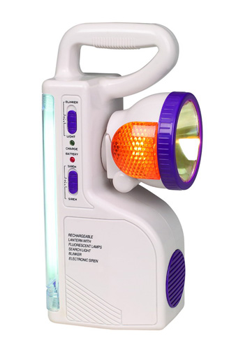 Rechargeable Emergency Lantern with Siren