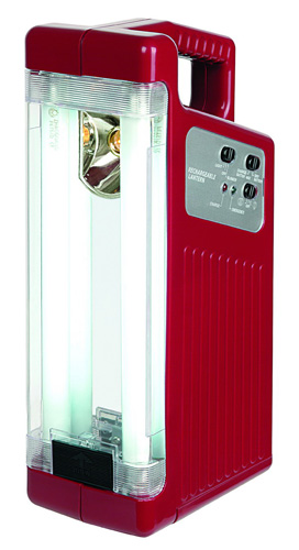 Rechargeable Portable Fluorescent Lantern with Emergency Light