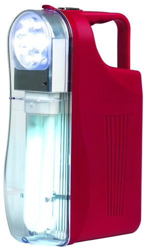 Rechargeable LED and Fluorescent Portable Lantern
