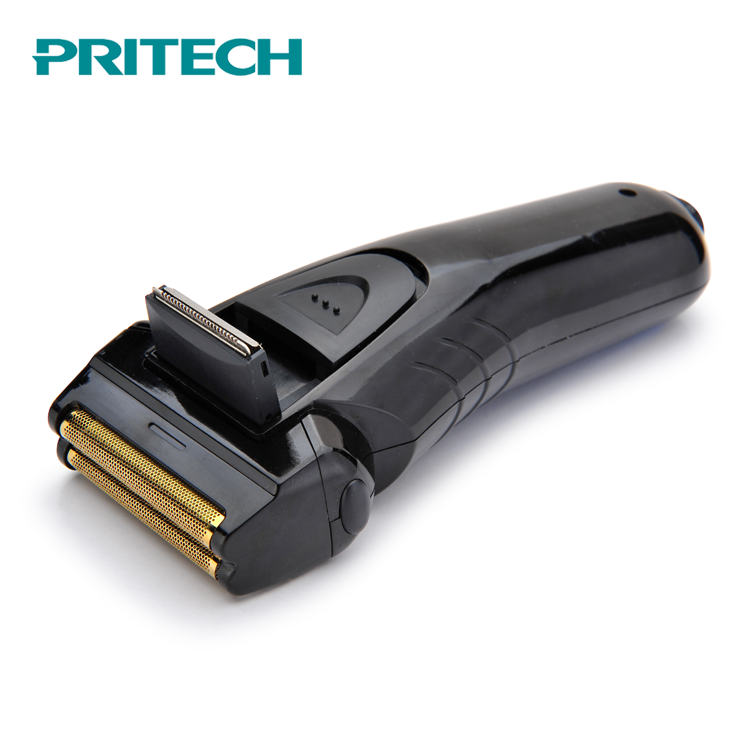 Rechargeable Electric Shaver with Pop-Up Trimmer