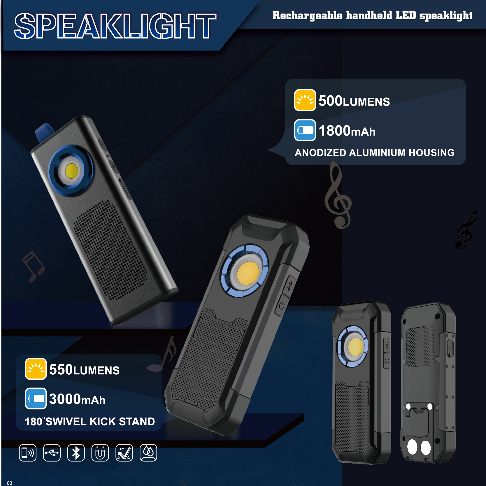 RECHARGEABLE WORK LIGHT - Image 3