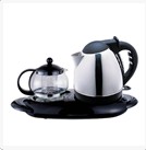 Red Stainless Steel Electric Kettle
