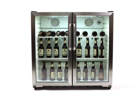 Double Door Beverage Refrigerator
