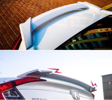 refitted led taillights car spoilers with lamp - Image 2