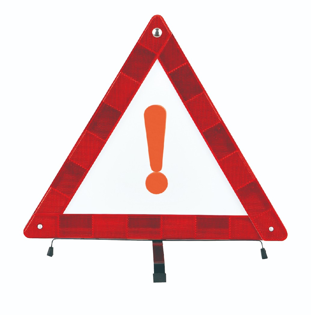 Reflective triangle warning sign car emergency traffic warning triangle - Image 2