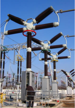 High-Voltage Electrical Substation Equipment
