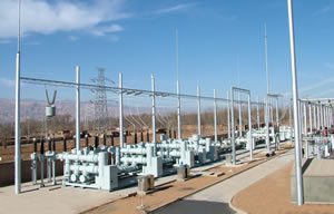 High-Voltage Electrical Substation