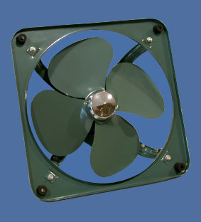 Axial Ventilation Fan with Metal Construction