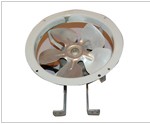 Axial Ventilation Fan with Circular Housing