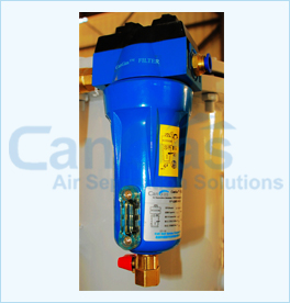 Compressed Air Filter for Refrigeration and Ventilation Systems