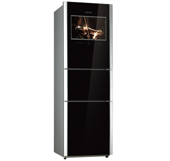 Multi-Door Refrigerator with Display Screen