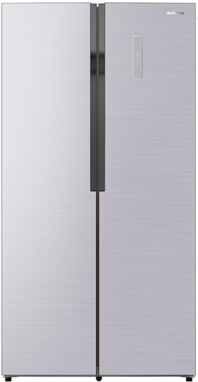 Side-by-Side Refrigerator with Integrated Control Panel