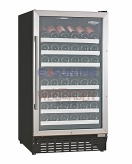 Freestanding Wine Refrigerator with Dual-Zone Temperature Control