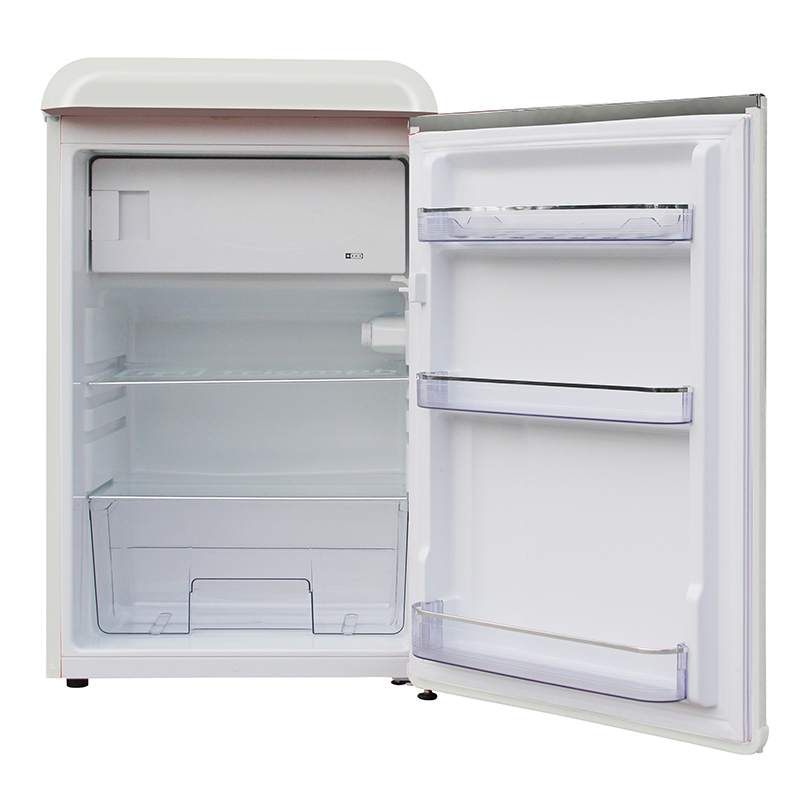 Compact Refrigerator with Retro Design
