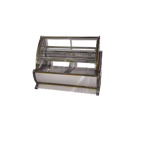 Curved Glass Refrigerated Display Case