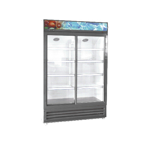 Commercial Double Door Glass Refrigerator