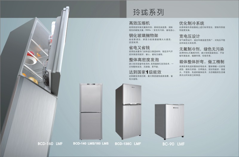 Compact Refrigerator with R600a Refrigerant