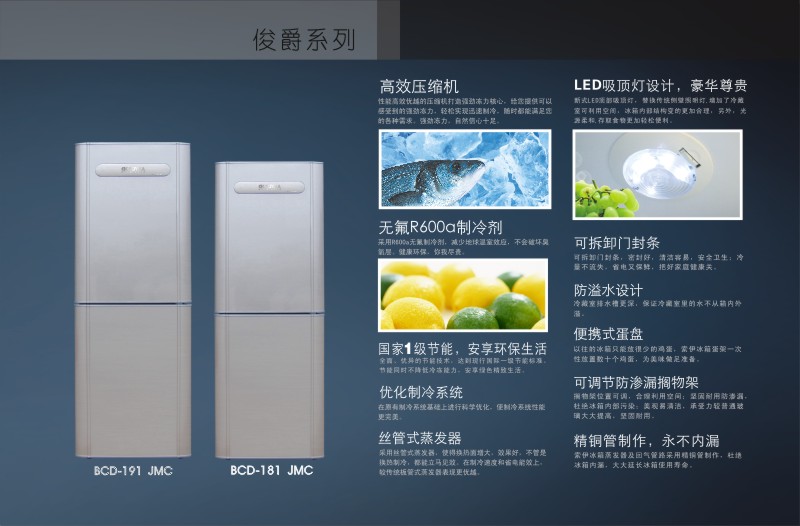 Compact Refrigerator with R600a Refrigerant