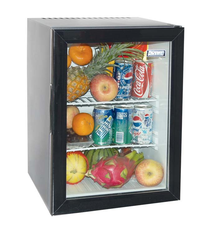 Compact Refrigerator with Transparent Door