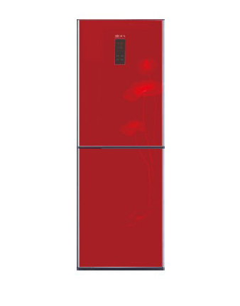 Two-Door Refrigerator with Digital Control Panel
