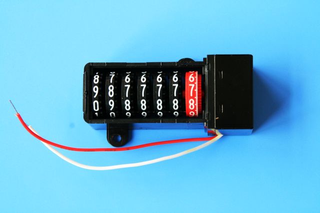 7-Digit Electromechanical Counter